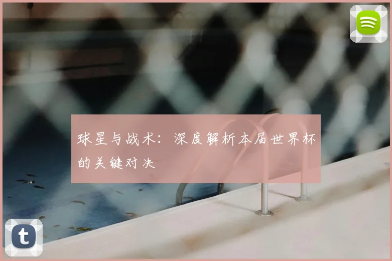 球星与战术:深度解析本届世界杯的关键对决