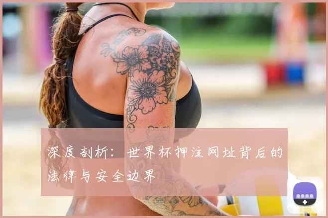 深度剖析:世界杯押注网址背后的法律与安全边界